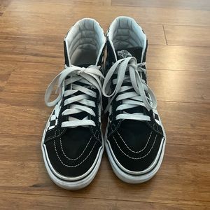 Vans Checkered High tops size 7.5